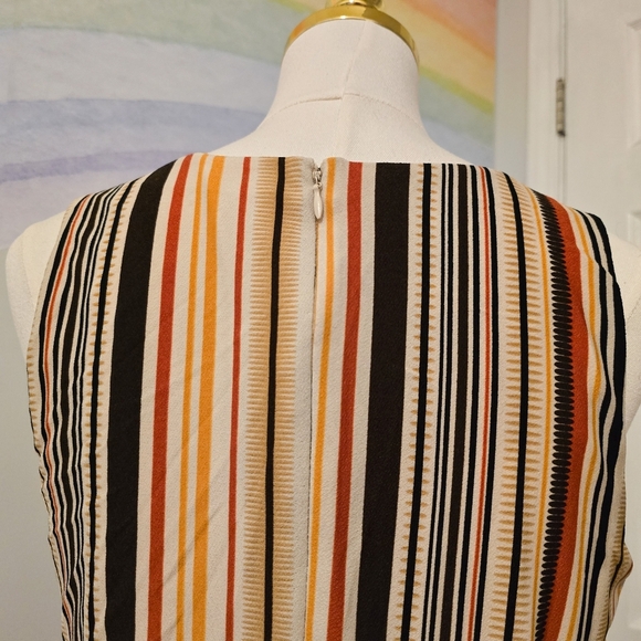 Cato | Medium | Orange Striped Jumpsuit - Picture 5 of 7